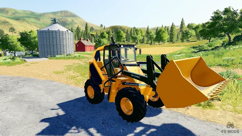 Погрузчик Case W20E Wheel Loader и инструменты v 1.3