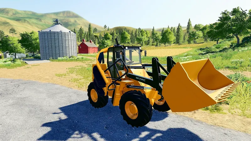 Погрузчик Case W20E Wheel Loader и инструменты v 1.3