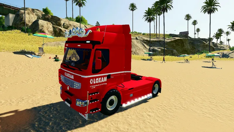 Грузовик Renault Premium Loxam Edition v 1.5