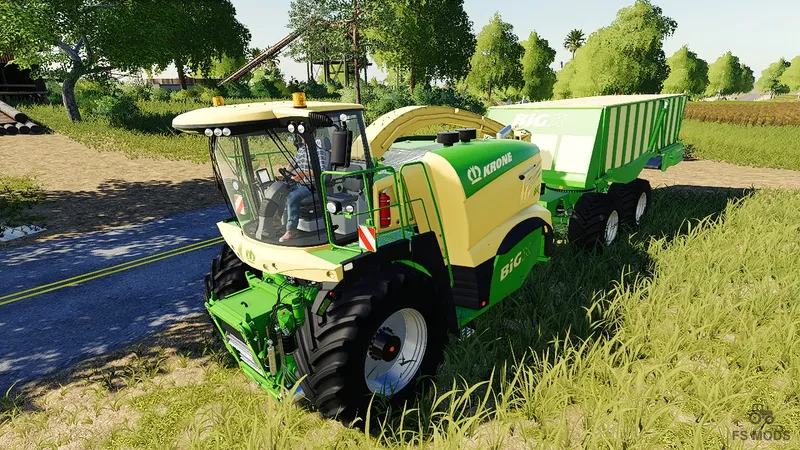 Комбайн Krone Big X 1180 Cargo v 1.1.1