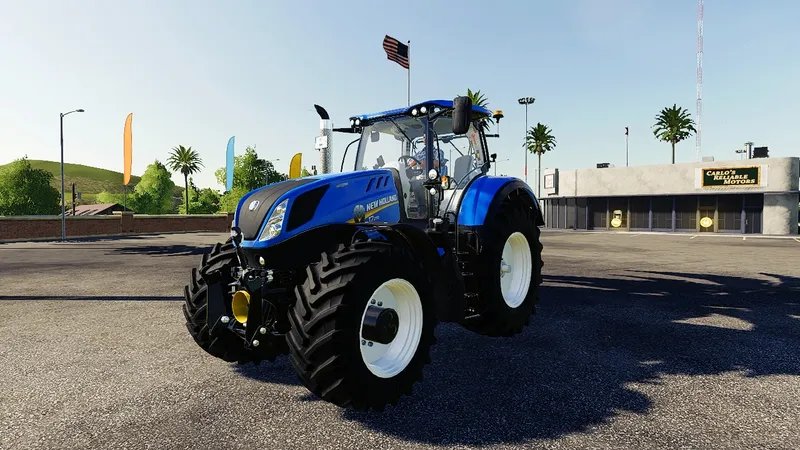 Трактор New Holland T7 (Extended Hud) v 1.1
