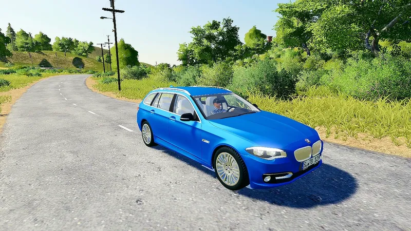 Автомобиль 2014 BMW 5er Series Touring v 1.0