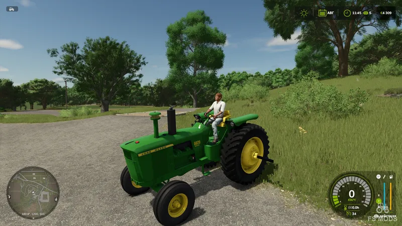 Трактор John Deere 5020 Row Crop v1.0