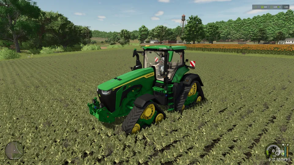 Трактор John Deere 8R/RX с фронтальным погрузчиком V1.0
