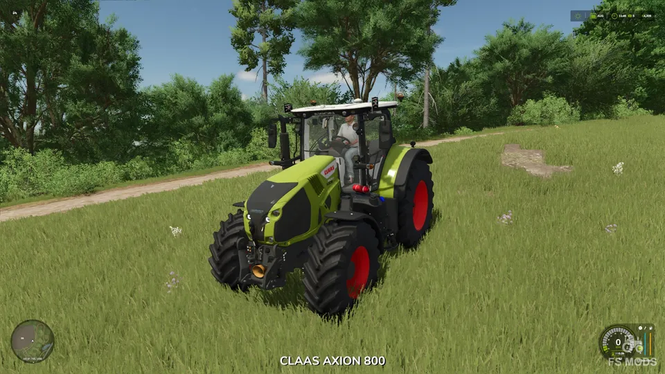 Трактор Claas Axion 800 Edit V1.0