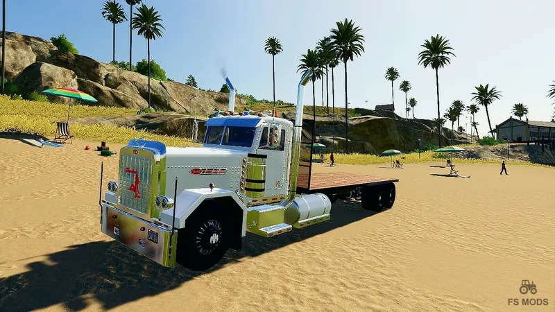 Грузовик Peterbilt 389 Flatbed v 1.0