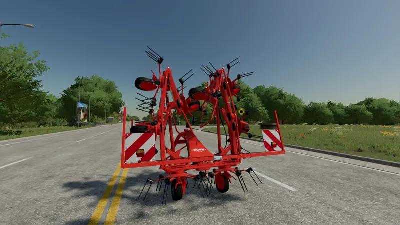 Роторная ворошилка  Kuhn GF 8702 v 1.0