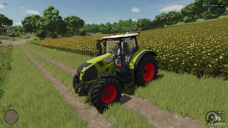 Трактор Claas Axion 800 V1.0 by cieplykrzysiu, GIANTS Software
