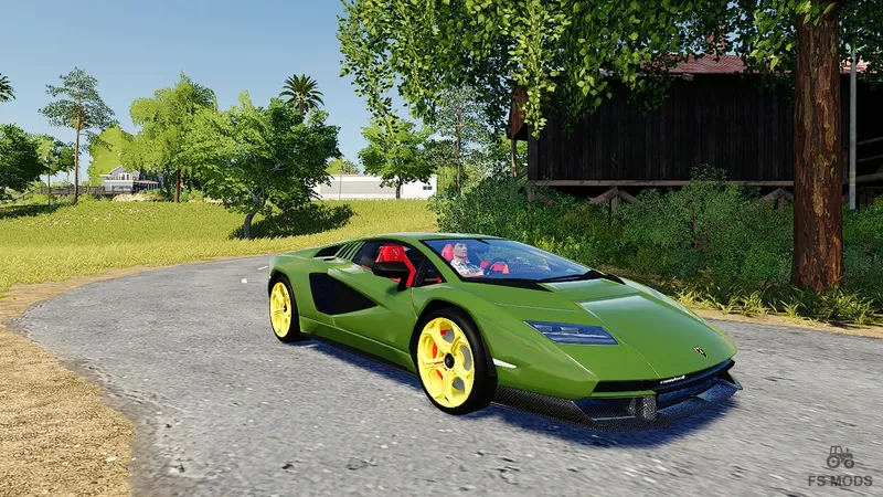 Автомобиль 2022 Lamborghini Countach v 1.0