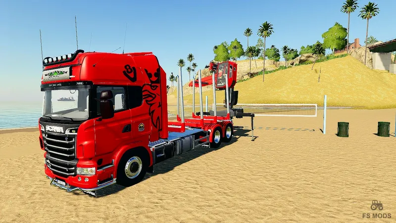 Лесовоз Scania R730 Timber Truck v 1.0