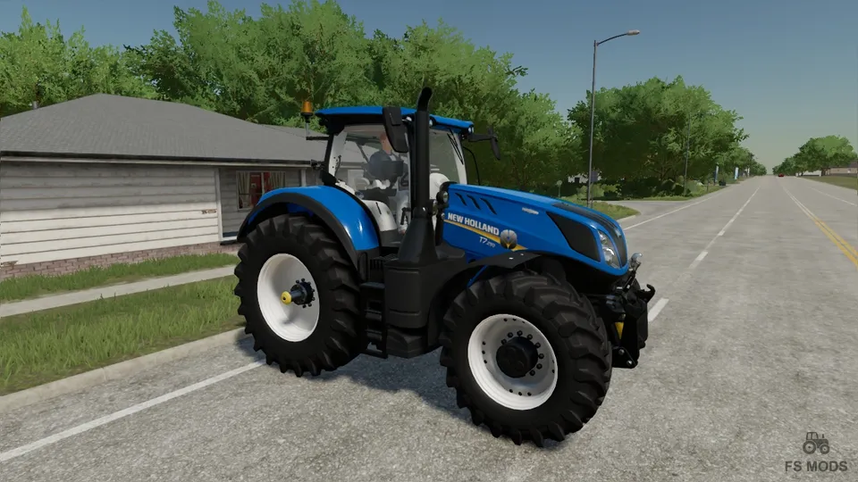 Трактор New Holland T7 HD Tier4F v 1.0
