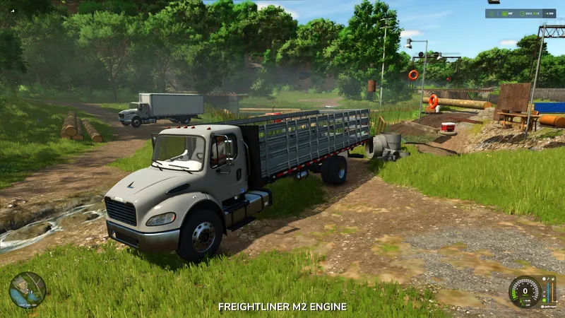 Грузовик Freightliner M2 Stakebed v1.5