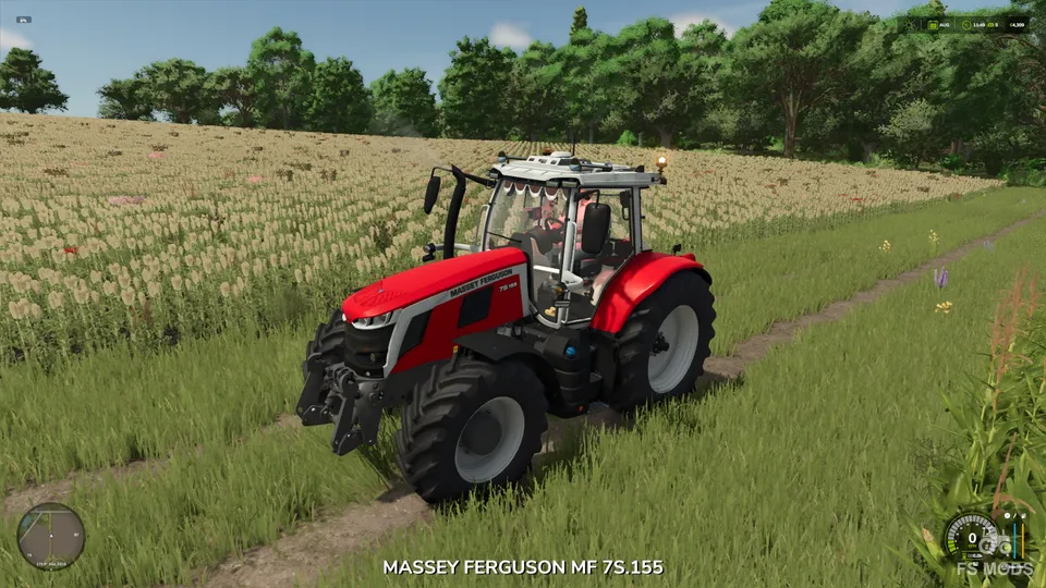 Трактор Massey Ferguson 7S Edit v1.0