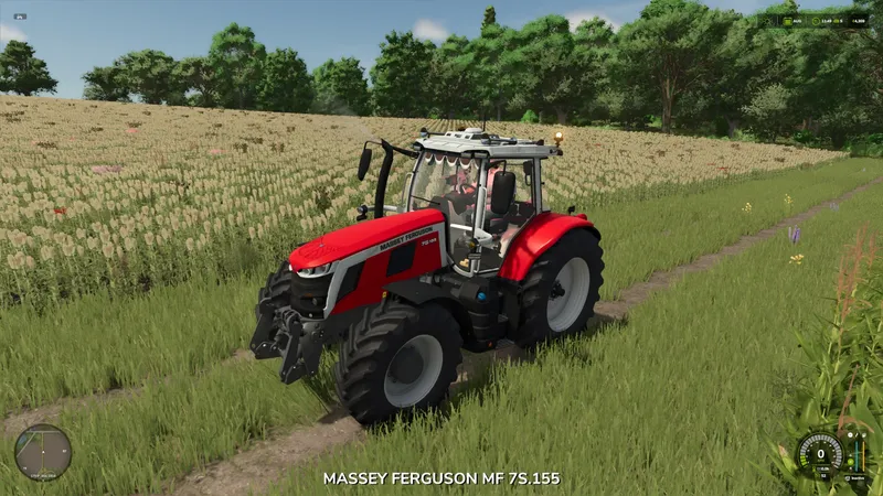 Трактор Massey Ferguson 7S Edit v1.0