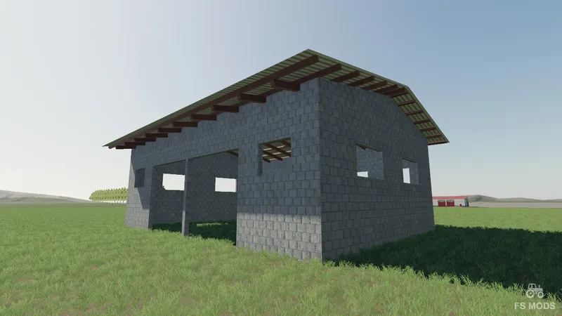 Средний бетонный сарай v 1.0