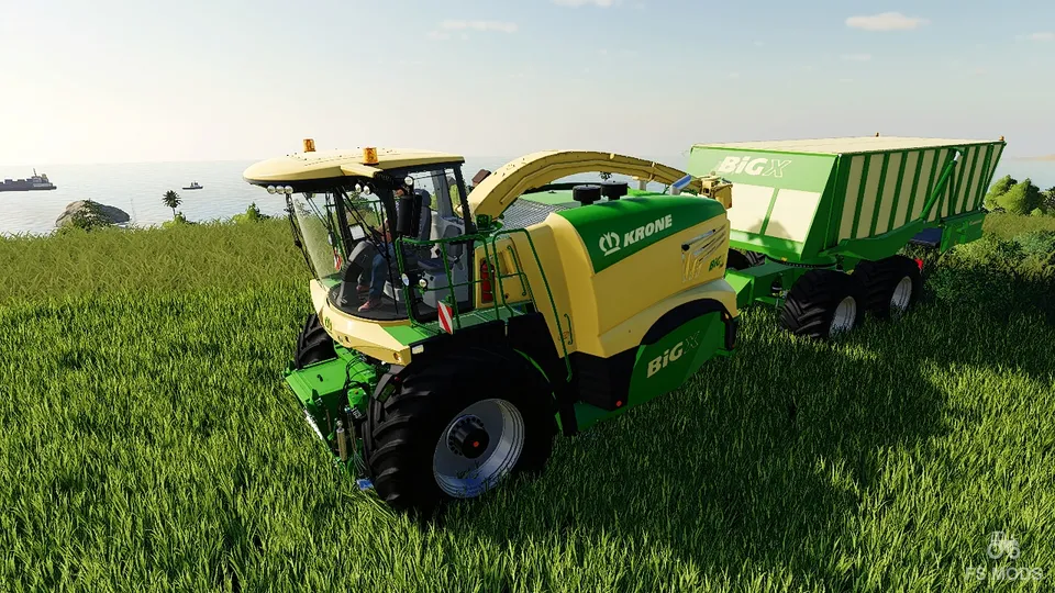 Комбайн Krone Big X 1180 Cargo v 1.2