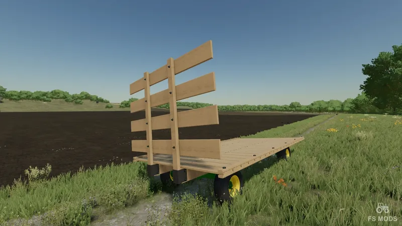 Прицеп John Deere 1075 Hay Wagon v 1.0