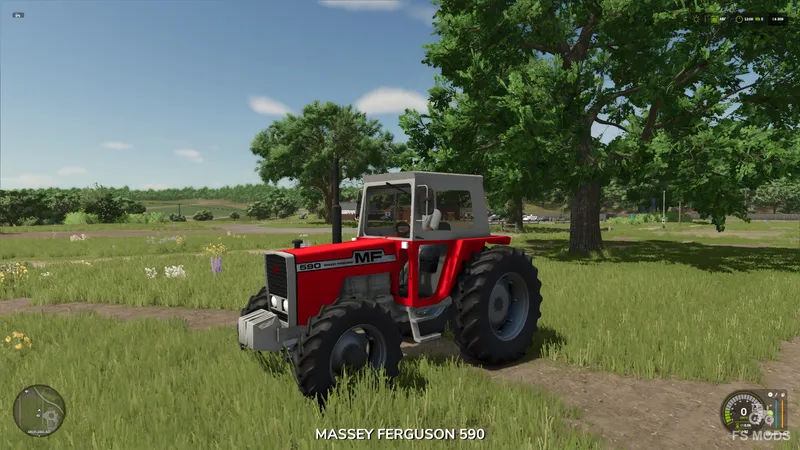 Трактор Massey Ferguson 590 V1.0
