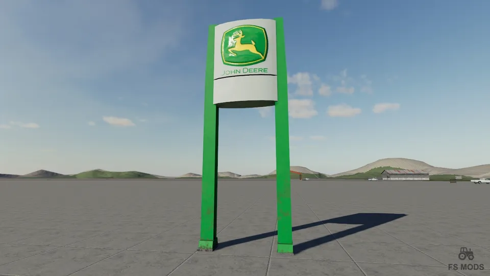 Знак дилера John Deere v 1.0