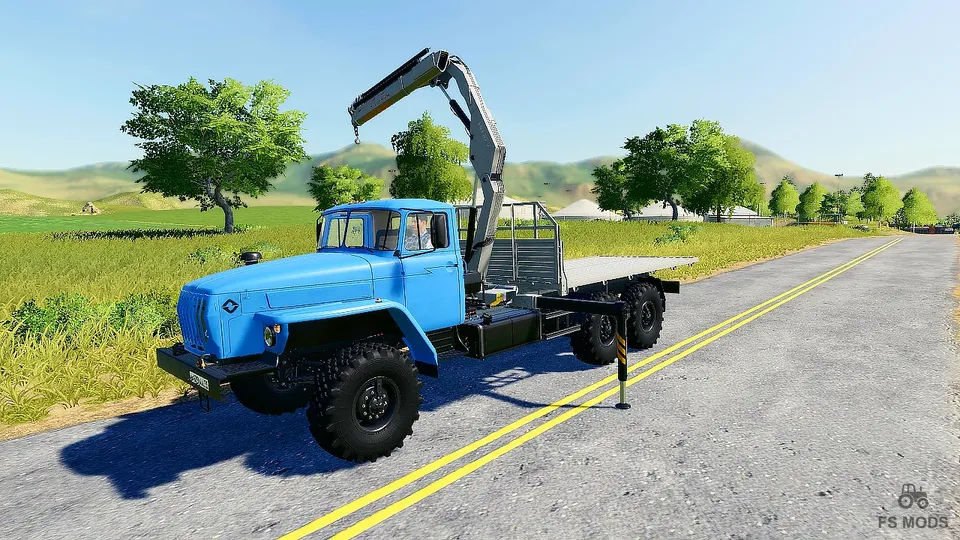 Грузовик Урал 4320-60 Manipulator v 1.0