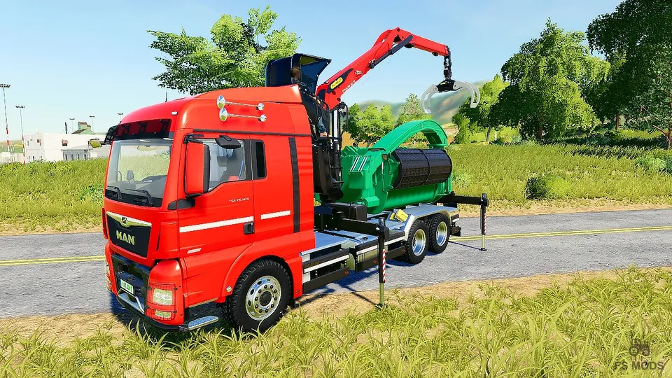 Кран MAN TGX Crusher v 1.0