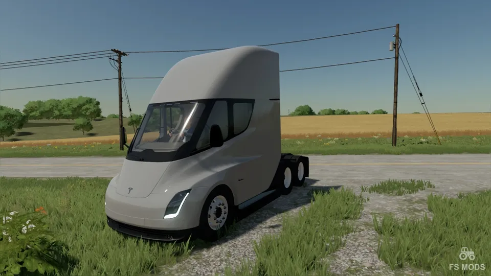 Грузовик Tesla Semi Truck v 1.1