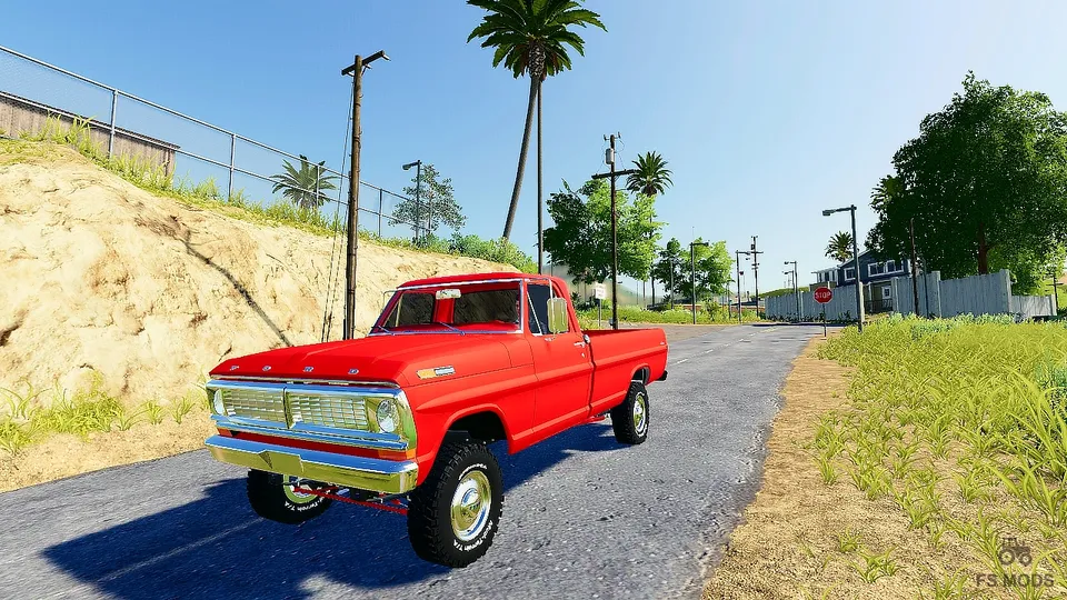 Автомобиль 1972 Ford F100 Bumpside v 1.0