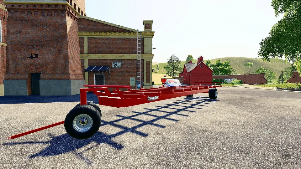 Прицеп JBM Round Bale Mighty Hauler v 1.0