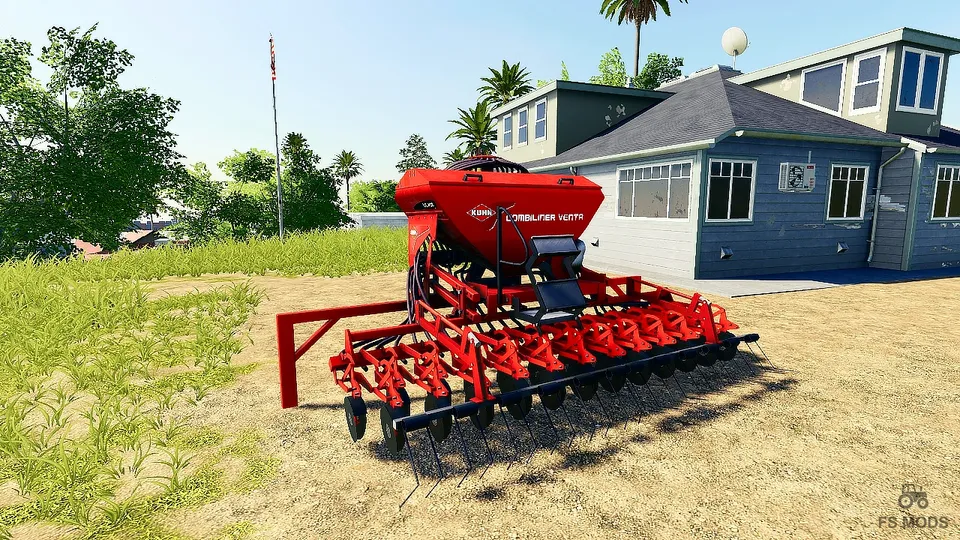 Сеялка Kuhn Combiliner Venta LC 402 и борона Kuhn HR 404