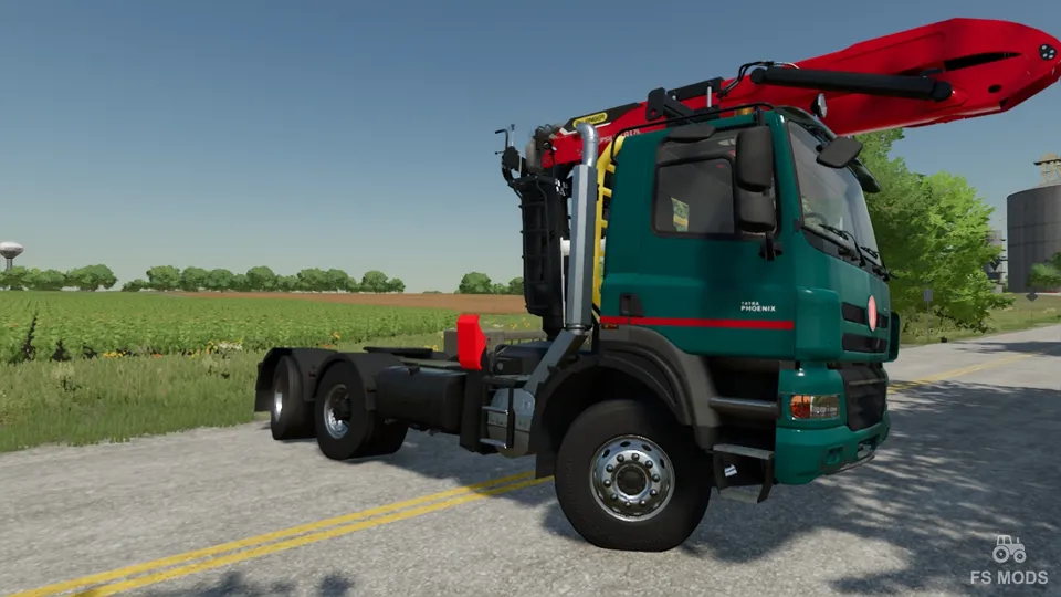 Грузовик Tatra Phoenix L Crane v 1.0