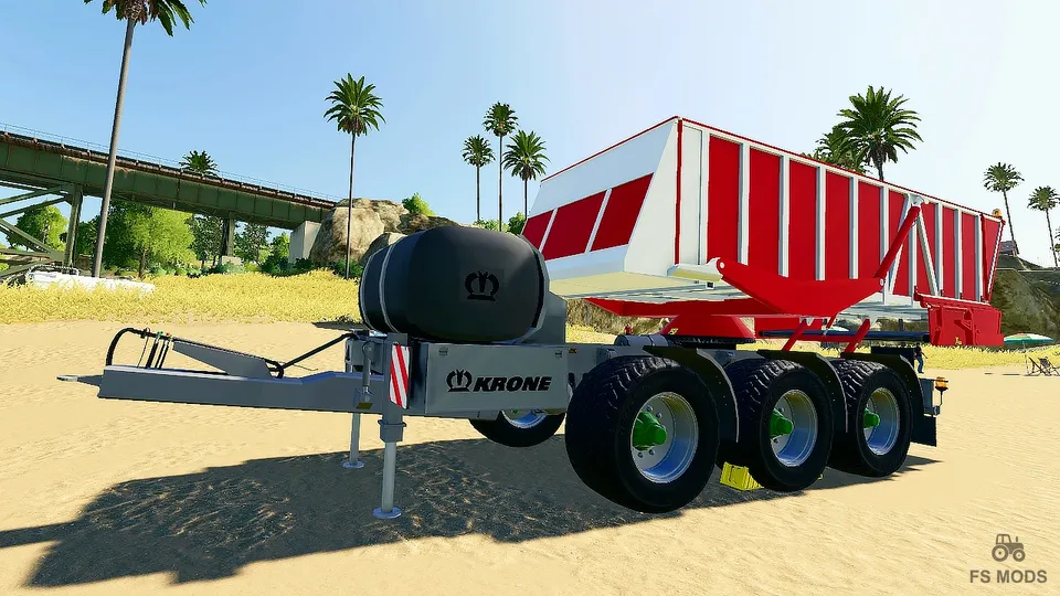 Прицеп Krone Cargo Massey Ferguson Edition v 1.0.0.1