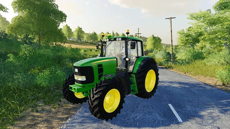 Трактор John Deere 7430/7530 Premium v 1.0