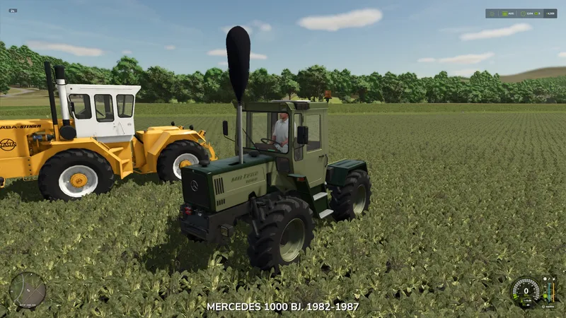 Трактор MB Trac 1000-1100 Silbersteel V1.0