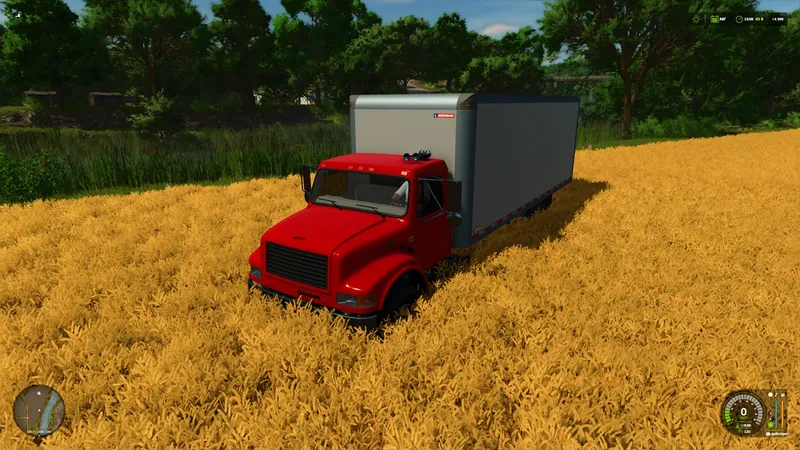 Грузовик International 4900 Box truck v1.0