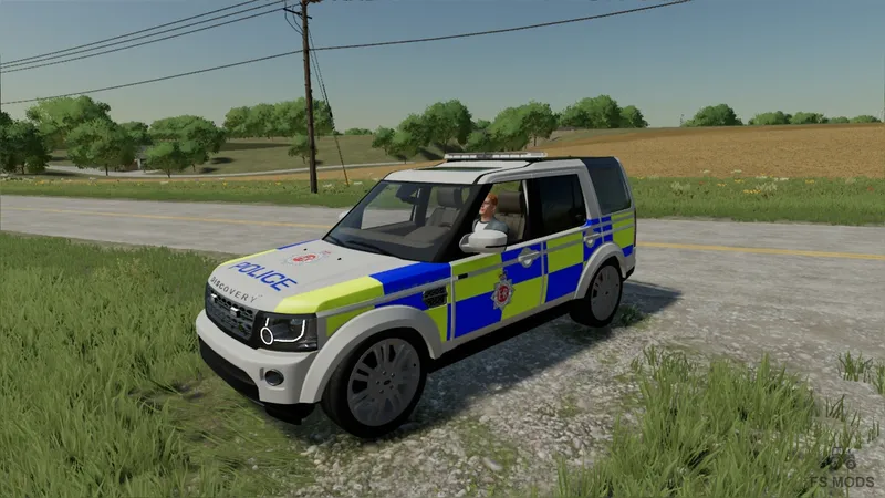 Автомобиль Land Rover Discovery 4 UK Police v 1.0