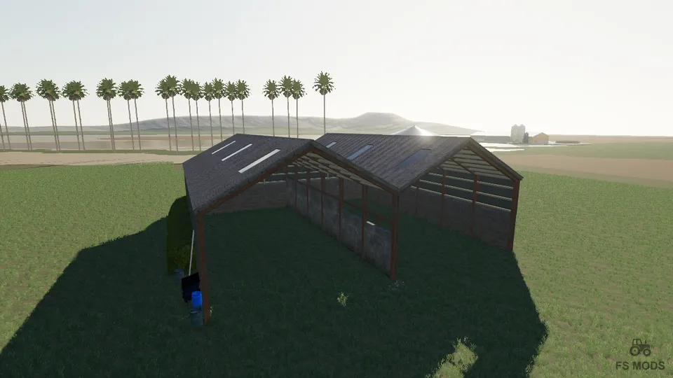 Двойной силосный сарай v 1.0