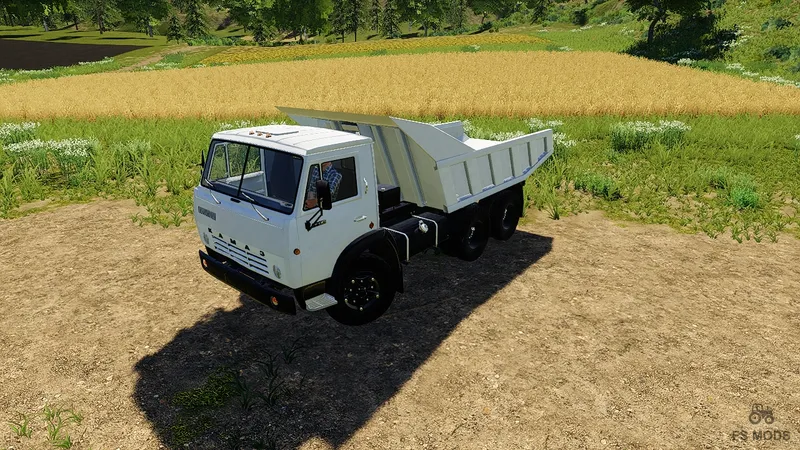 Грузовики КамАЗ Dump Trucks с прицепом v 2.0