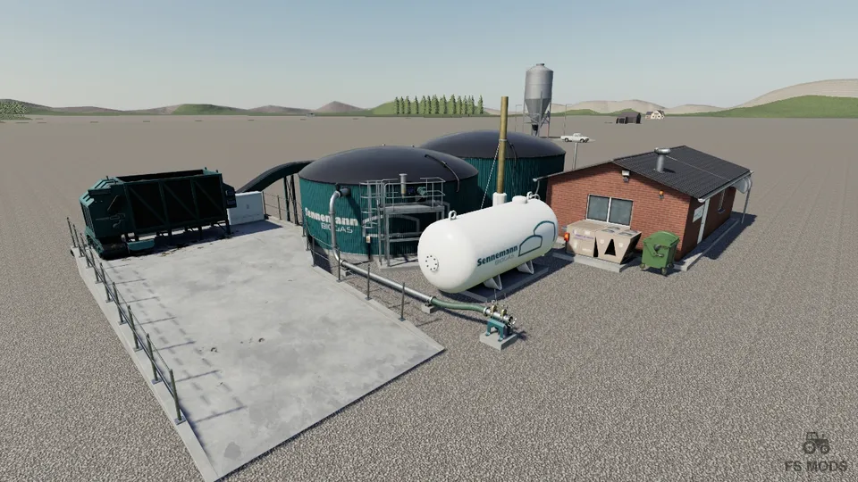 Биогазовая установка мощностью 450 квт v 1.0