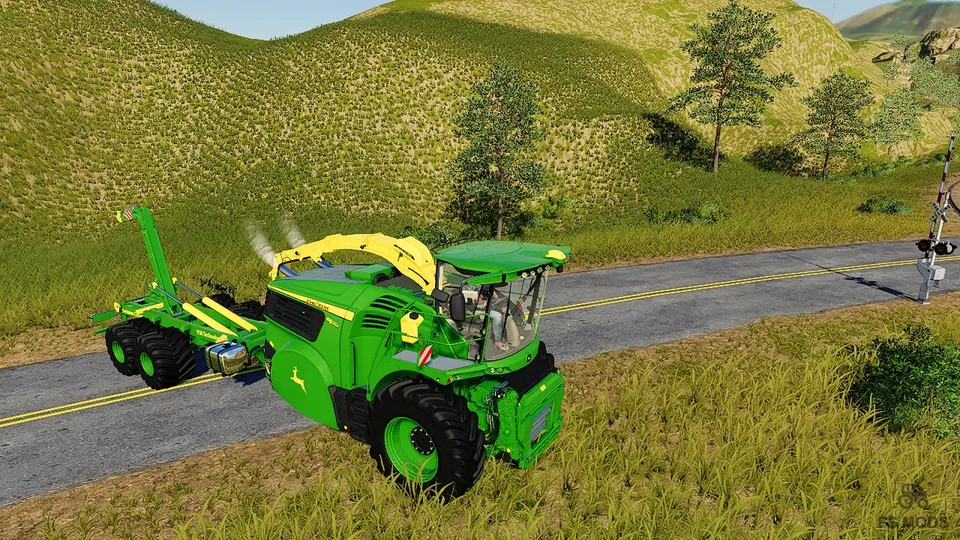 Комбайн John Deere 8000 Container Carrier v 1.0.1.0