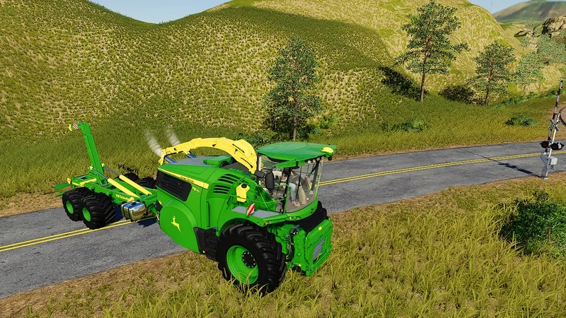 Комбайн John Deere 8000 Container Carrier v 1.0.1.0