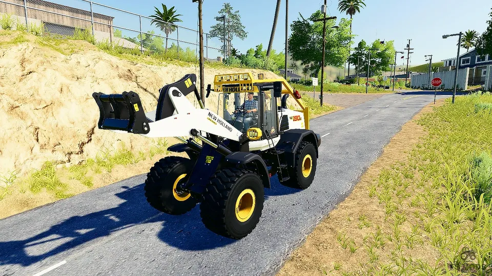 Погрузчик New Holland W190 Forestier v 1.0