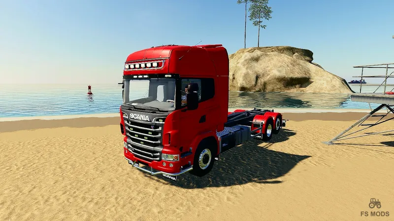 Грузовик Scania R730 Hooklift v 1.0