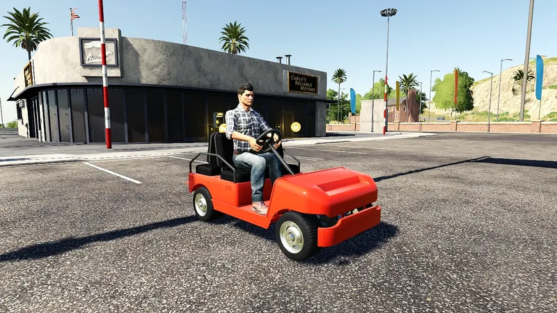 Тележка для гольфа Lizard v 1.0