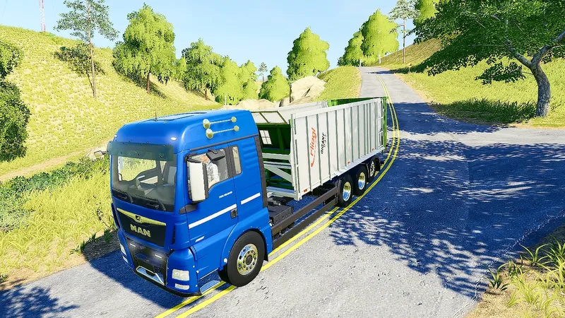 Грузовик MAN TGX Fliegl v 2.0