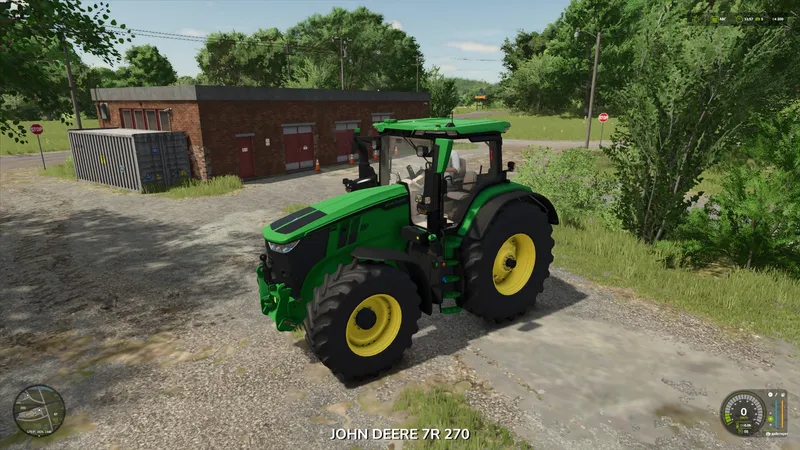 Трактор John Deere 7R с фронтальным погрузчиком v1.0.0.4