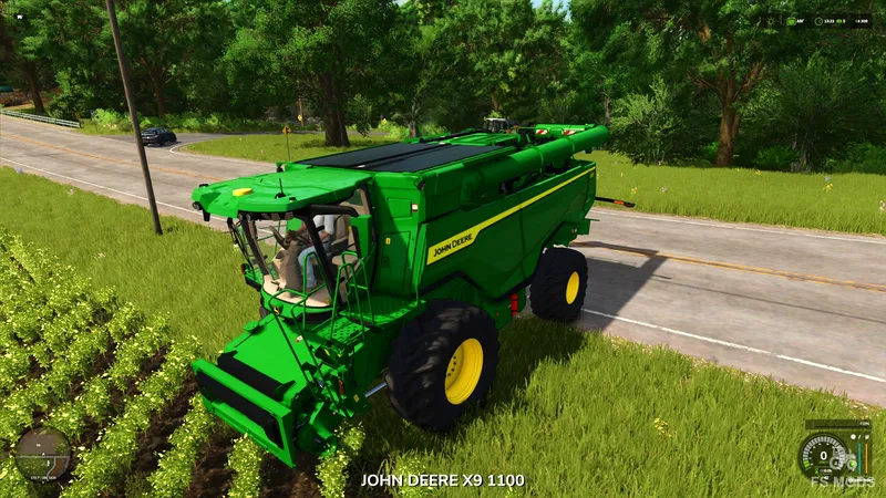 Зерноуборочный комбайн John Deere X9 1100 Wheeled v1.0