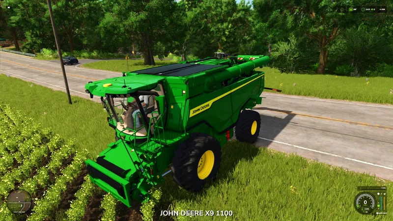Зерноуборочный комбайн John Deere X9 1100 Wheeled v1.0