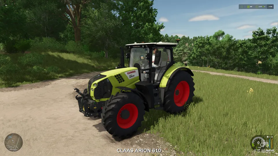 Трактор CLAAS Arion 600 Rust Edition v1.2 by adub modding abp team