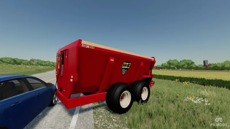 Прицеп H&S 5126 Top Shot Manure Spreader v 1.0