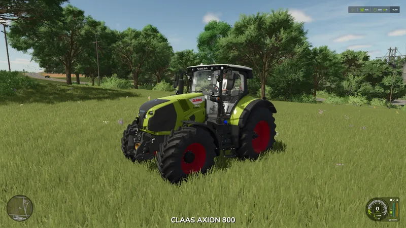 Трактор Claas Axion 800 Serie v1.0.1
